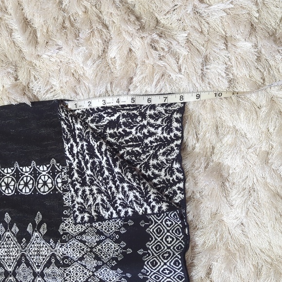 Anthropologie Vanessa Virginia Black White Malvina Sweater Dress XL - Picture 8 of 12